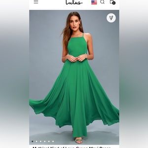 Mythical Kind of Love Green Maxi dress